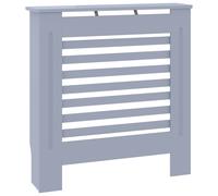 vidaXL MDF Radiator Cover Grey Heating Cabinet Heater Shelf Grill Furniture