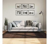 vidaXL Medium Pile Soft and Washable Rug HUARTE Brown 200 x 140 cm