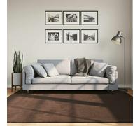 vidaXL Medium Pile Soft and Washable Rug HUARTE Brown 200 x 200 cm