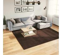 vidaXL Medium Pile Soft and Washable Rug HUARTE Brown 240 x 240 cm