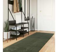 vidaXL Medium Pile Soft and Washable Rug HUARTE Forest green Polyester