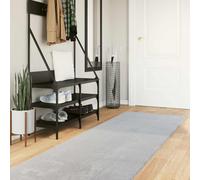 vidaXL Medium Pile Soft and Washable Rug HUARTE Grey 80 x 300 cm