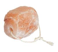 vidaXL Medium Pink Himalayan Salt Lick Stone with Rope for Cows Goats Sheep Durable Mineral Source for Outdoor Rustic Animal Accessory Pack with 8 Lick Stones