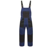 vidaXL Men's Bib Overalls Heavy Duty Working Trousers Dungarees Size M Blue