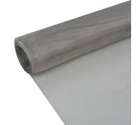 vidaXL Mesh 100x500cm Stainless Steel Outdoor Window Insect Screen Wire Fence