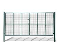 vidaXL Mesh Garden Gate 415x225cm Outdoor Patio Fencing Barrier Edging Door