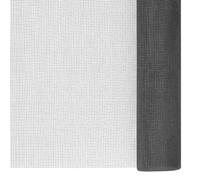 vidaXL Mesh Screen Fiberglass 80x2000 cm Black Outdoor Garden Fence Panel