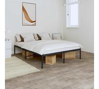 Metal Bed Frame with Headboard Bedroom Metal Platform Bed Base Bedstead vidaXL [EEK: A, B, C, D, E, F, G]