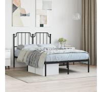 Metal Bed Frame Home Bedroom Bed Base Mattress Foundation Bedstead vidaXL