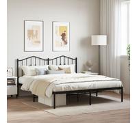 Metal Bed Frame Home Bedroom Bed Base Mattress Foundation Bedstead vidaXL