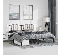 Metal Bed Frame Home Bedroom Bed Base Mattress Foundation Bedstead vidaXL