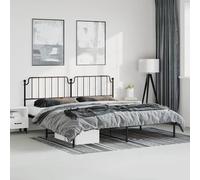 Metal Bed Frame Home Bedroom Bed Base Mattress Foundation Bedstead vidaXL