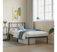 Metal Bed Frame Bedroom Platform Bed Base Bedstead Mattress Foundation vidaXL