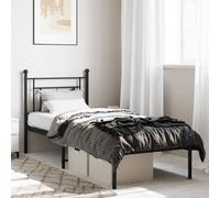 Metal Bed Frame Home Bedroom Bed Base Mattress Foundation Bedstead vidaXL