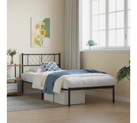 Metal Bed Frame Bedroom Platform Bed Base Bedstead Mattress Foundation vidaXL