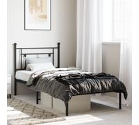 Metal Bed Frame Home Bedroom Bed Base Mattress Foundation Bedstead vidaXL