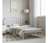 Metal Bed Frame Home Bedroom Bed Base Mattress Foundation Bedstead vidaXL