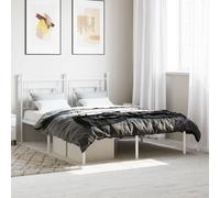 Metal Bed Frame Home Bedroom Bed Base Mattress Foundation Bedstead vidaXL