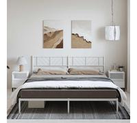 Metal Bed Frame Bedroom Platform Bed Base Bedstead Mattress Foundation vidaXL