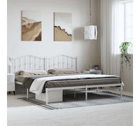 Metal Bed Frame Home Bedroom Bed Base Mattress Foundation Bedstead vidaXL