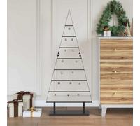 Vidaxl Metal Christmas Tree Black 125.5 Cm Steel