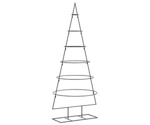 vidaXL Metal Christmas Tree for Decoration Black 150 cm | This sleek tree adds a modern touch to any decor, Folds down easily for storage when you're not using it,