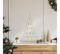Vidaxl Metal Christmas Tree With Stand Gold 60 Cm Powder-Coated Steel