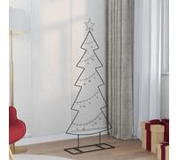 Vidaxl Metal Christmas Tree With Stand Black 150 Cm Steel