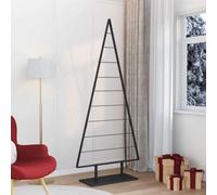 Vidaxl Metal Christmas Tree With Stand Black 210 Cm Steel