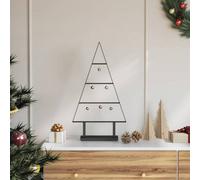 Vidaxl Metal Christmas Tree With Stand Black 60 Cm Steel