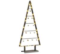 vidaXL Metal Christmas Tree with Stand Black 90 cm Steel, Living Room, Metal Tree, Minimalist Decor, Modern Christmas, Decorative Holiday, Contemporary Steel Display