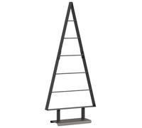 vidaXL Metal Christmas Tree with Stand Black 90 cm Steel, Living Room, Metal Tree, Minimalist Decor, Modern Christmas, Decorative Holiday, Contemporary Steel Display