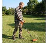 vidaXL Metal Detector with LCD Display 2 Models 19 cm Coil Yellow