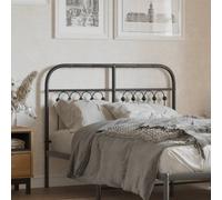 Metal Headboard Bedroom Home Decorative Bed Header Panel Bed Headboard vidaXL