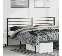 Metal Headboard Bed Base Header Bedstead Headboard Bedroom Bed Header vidaXL