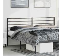 Metal Headboard Bed Base Header Bedstead Headboard Bedroom Bed Header vidaXL