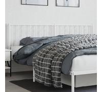 vidaXL Metal Headboard White 193 cm