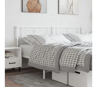 (white, 200 cm) vidaXL Metal Headboardfor Bedroom Tall Headboard Bed Header Bed Headboard