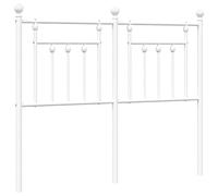 (white, 120 cm) vidaXL Metal Headboard Bed Header Bed Headboard Black Headboard Black 80 cm
