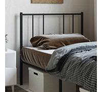 vidaXL Metal Replace Headboard Black 90 cm