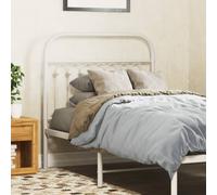 vidaXL Metal Replace Headboard White 90 cm