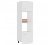 vidaXL Microwave Cabinet White 60x57x207 cm Engineered Wood cupboard