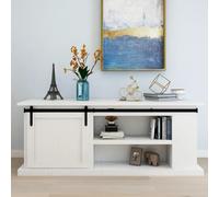 'vidaXL Mini Sliding Cabinet Door Kit, Carbon Steel, 200 cm Long Sliding Rails, Wear-Resistant Rollers, Black, Suitable for 100 cm Wide Cabinet Doors