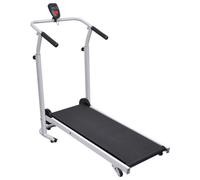 Vidaxl - Mini Treadmill Folding 93 x 36 cm Black Black