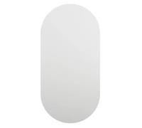 vidaXL Minimalistic Wall-Mounted Glass Mirror - Frameless Reflective Surface for Brightening Room, Sized 40x20 cm