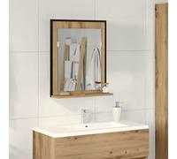 Bathroom Mirror Artisan oak 50 x 12 x 60 cm Engineered Wood