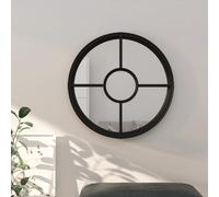 (black, 40 x 4 cm) vidaXL Mirror Sand Iron Round for Indoor Use Mirror Black/Sand 40x4/60x4 cm