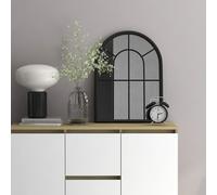 vidaXL Mirror Black 60x45 cm Iron for Indoor Use