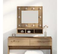 vidaXL Mirror Cabinet Artisan oak 62 x 31.5 x 62 cm Engineered Wood