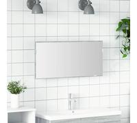 vidaXL Mirror High grey sonoma 80 x 37 cm Glass and Engineered Wood